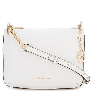 Michael Kors Lillie Large White Messenger